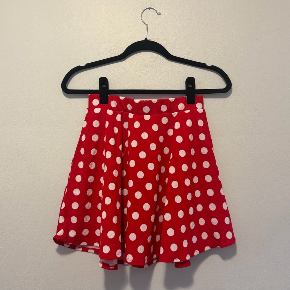 NWT Her Universe Red & White Polka Dot Skirt